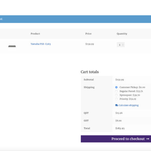 Piano Heritage Shopping Cart