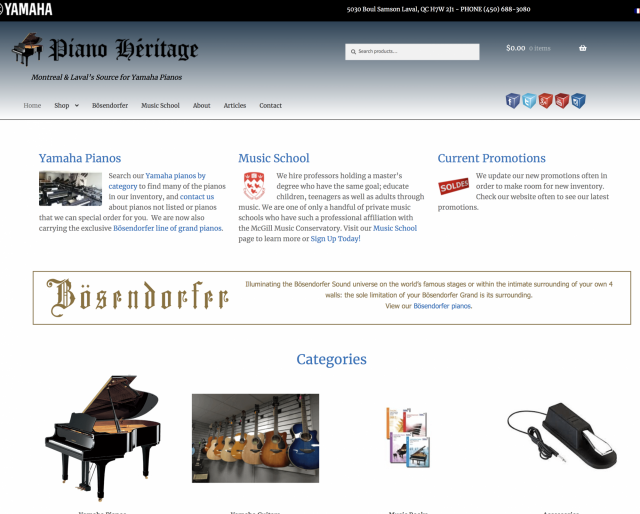 piano heritage laval